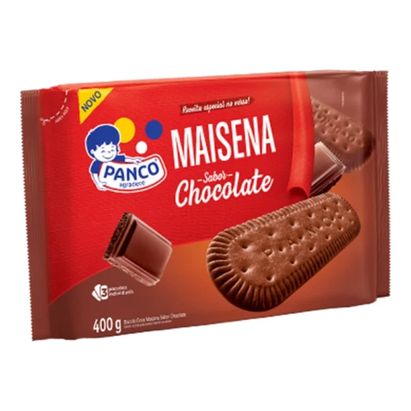 Biscoito de maisana chocolate Panco 400g