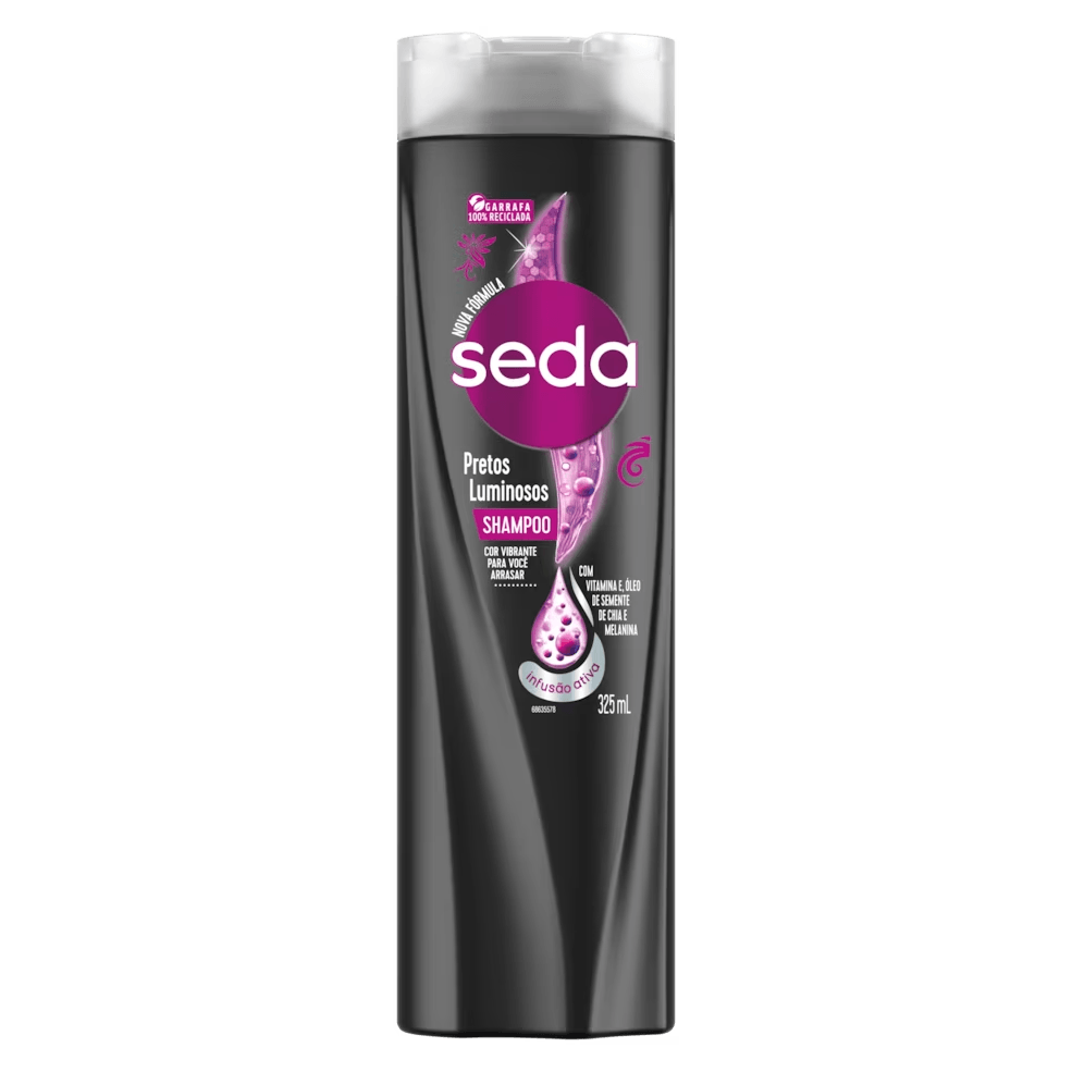 Seda Pretos Luminosos Shampoo Seda Pretos Luminosos 325ml - Imagem 1