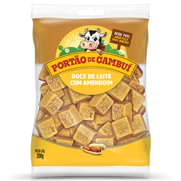 Doce de leite com amendoin Doce De Leite C/Amendoim Portão de Cambui 200g