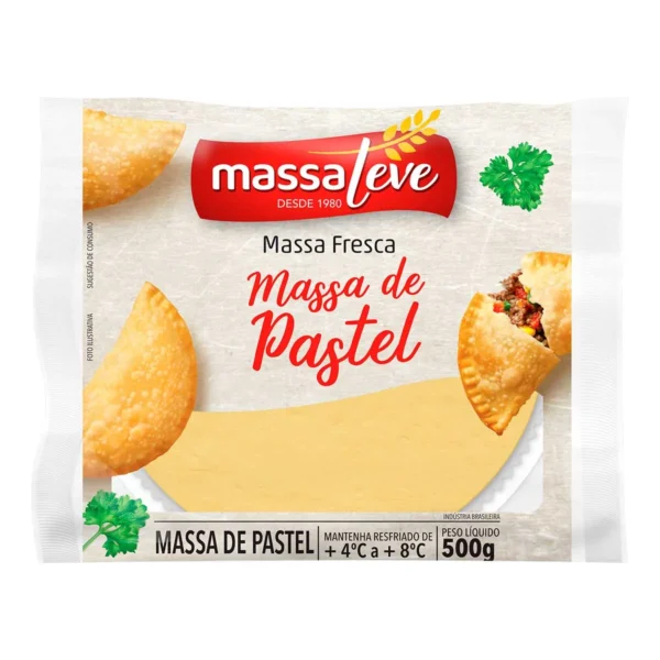 Massa de Pastel Leve 500g