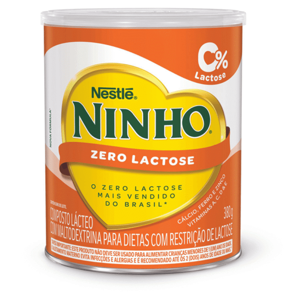 Leite Ninho em Pó Zero Lactose 380g
