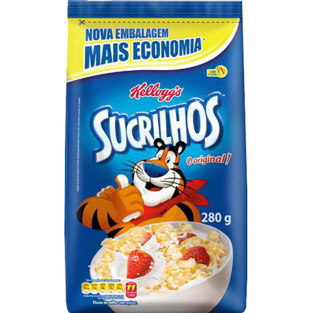 Cereal-Matinal-Kelloggs-Sucrilhos-Original-280g Cereal Kellogg´s Original Sache 280g - Imagem 1