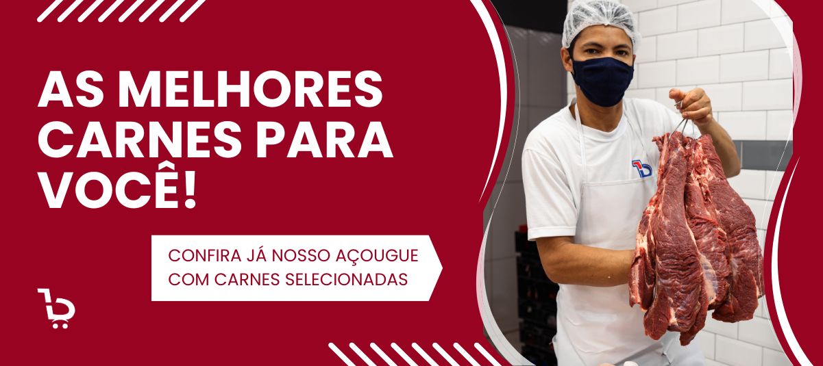 Grande variedade de itens — qualidade, economia e variedade, isso é Bom Demais