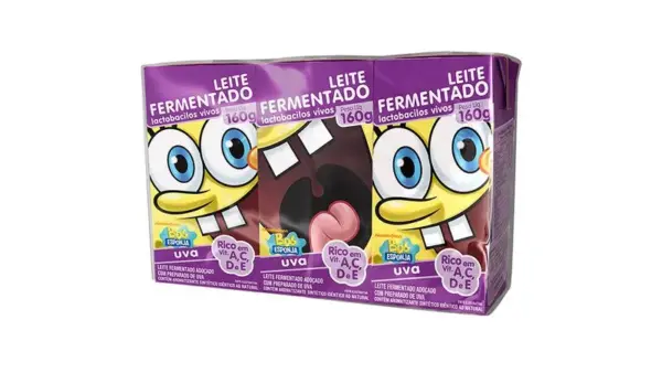 Leite Fermentado Bob Esponja 480g