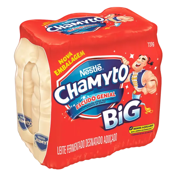 Leite Fermentado Nestle Chamyto Big Com 6uni 720g
