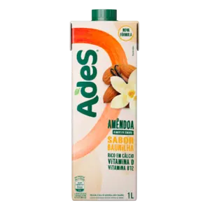 Leite Ades Amendoa Baunilha 1l