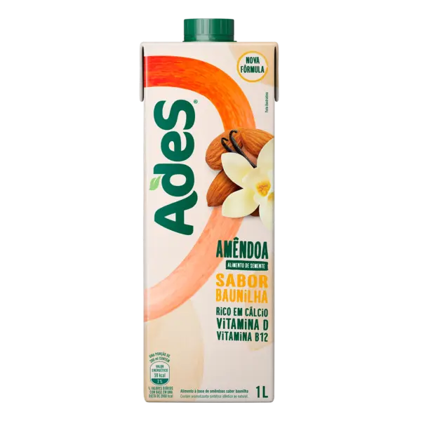 Leite Ades Amendoa Baunilha 1l