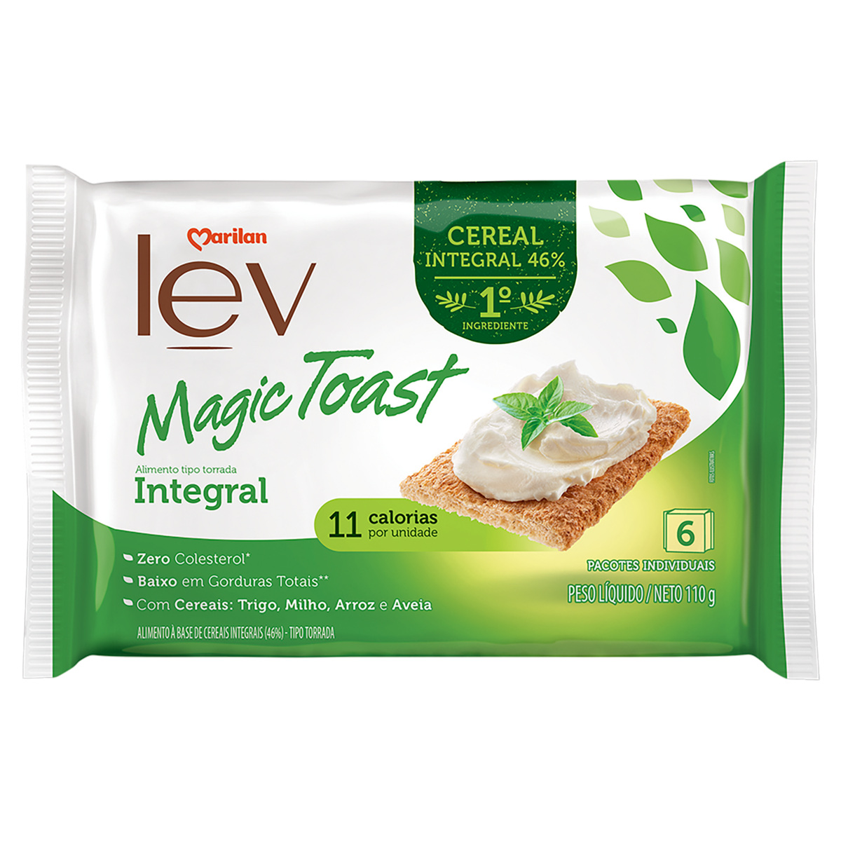 7896003739343 Torrada Magic Toast Integral 110g - Imagem 1
