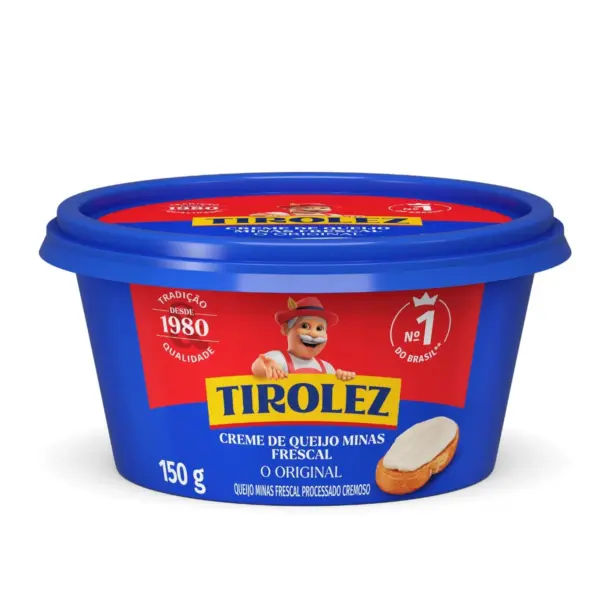 997951-7896030521614-creme de queijo tirolez minas frescal original pote 150g-tirolez-1 Creme De Queijo Tirolez 150g