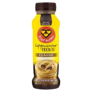 Bebida Láctea 3 Corações Cappuccino Classic 260ML