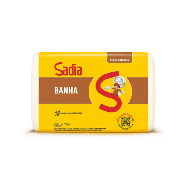banha Banha Sadia 500g