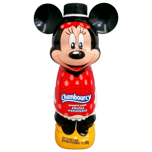 disney_iogurte_minnie_850g Iogurte Minnie Boneco Frutas Vermelhas 850g