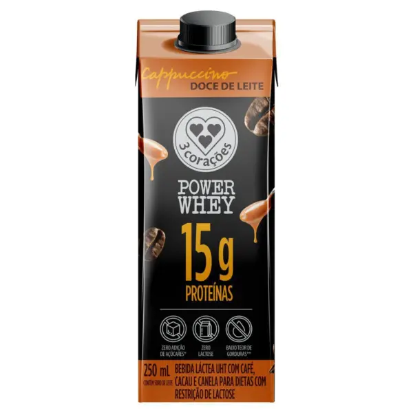 doce de leite Bebida Láctea 3 Corações Doce De Leite 250ml