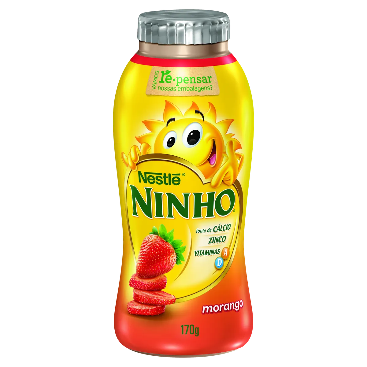 img_1200_1 Iogurte Nestle Ninho Morango 170g - Imagem 1
