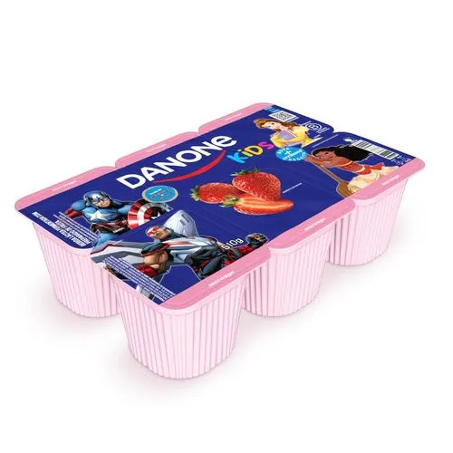 kids Bebida Láctea Danone Kids Morango 510g - Imagem 1