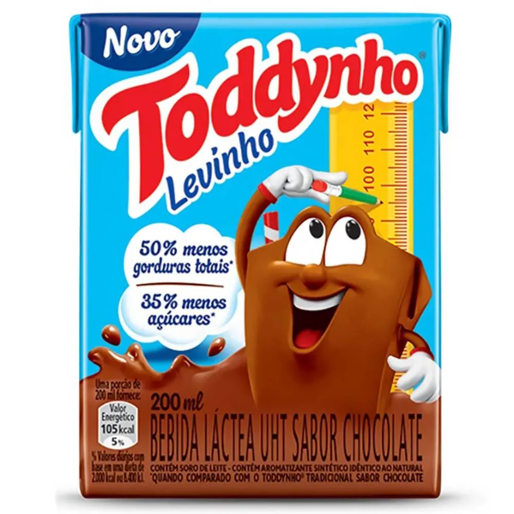 levinho Bebida Láctea Toddynho Levinho 200ml - Imagem 1