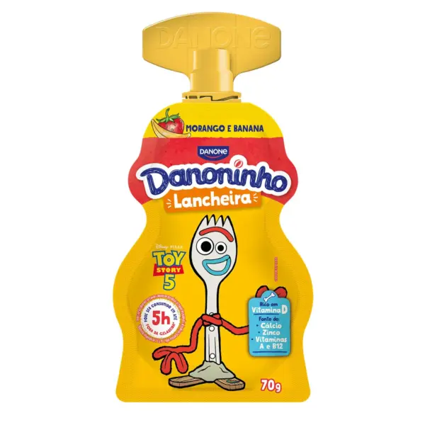 Danoninho Lancheira Morango E Banana 70g