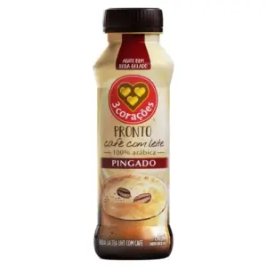 Bebida Láctea 3 Corações Pingado 260ml