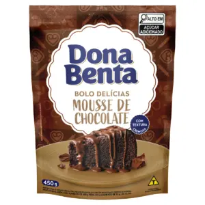 Massa De Bolo Dona Benta Mousse De Chocolate 450g