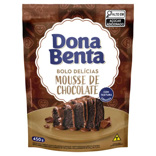 1112597-7896005214015-mistura para bolo mousse de chocolate dona benta 450g-dona benta-1 Massa De Bolo Dona Benta Mousse De Chocolate 450g