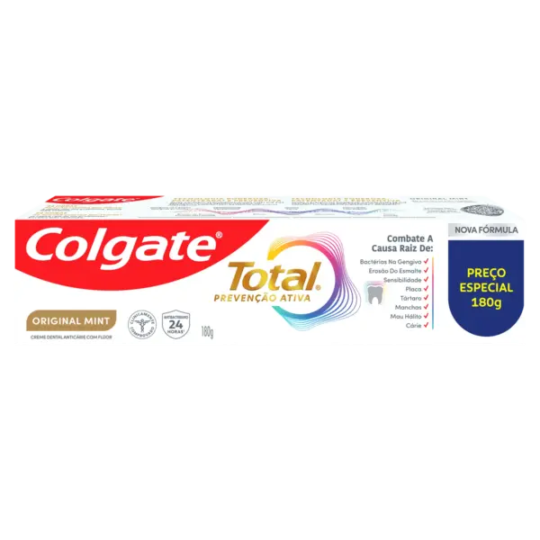 Creme Dental Colgate Total Original Mint B 180G