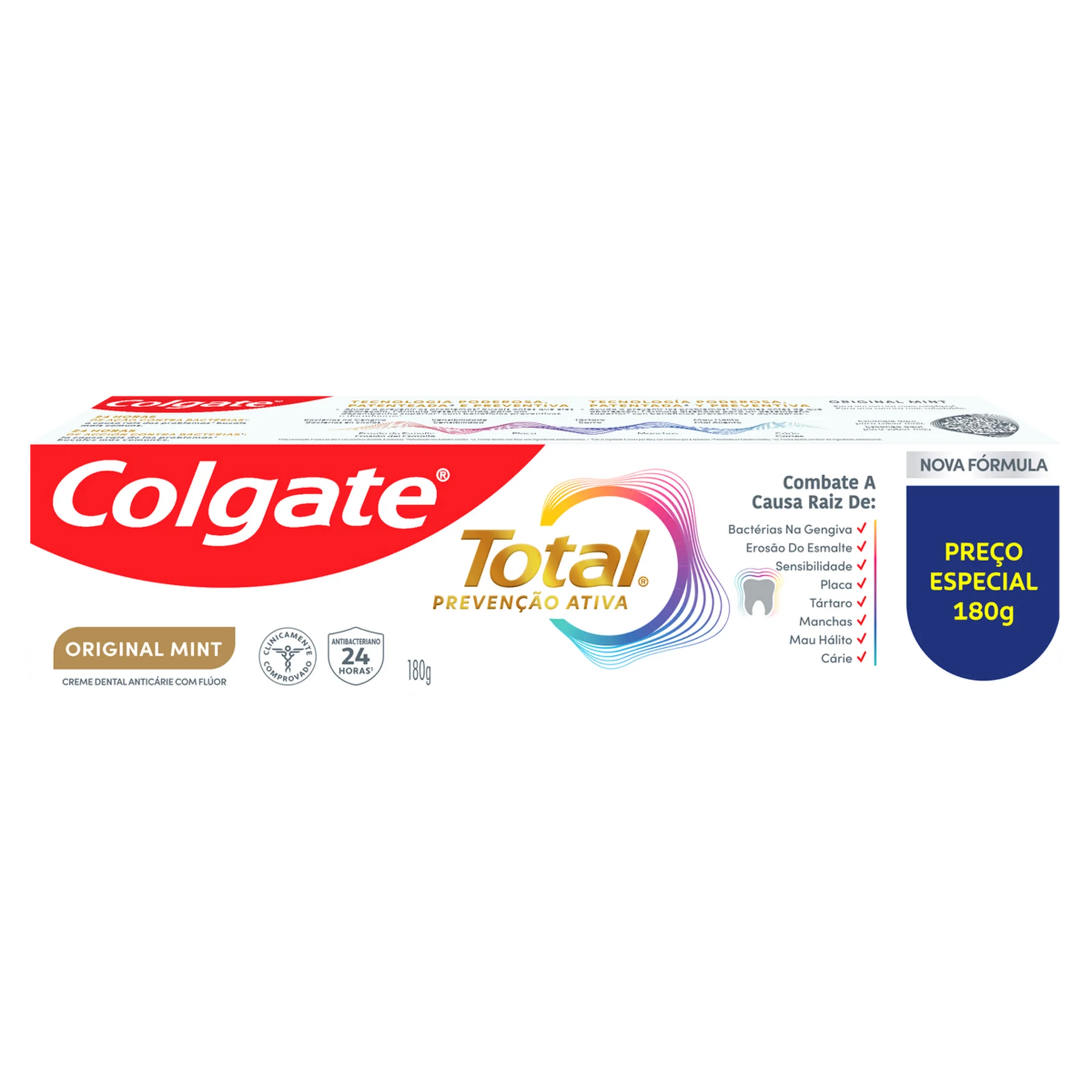 Creme Dental Colgate Total Original Mint B 180G