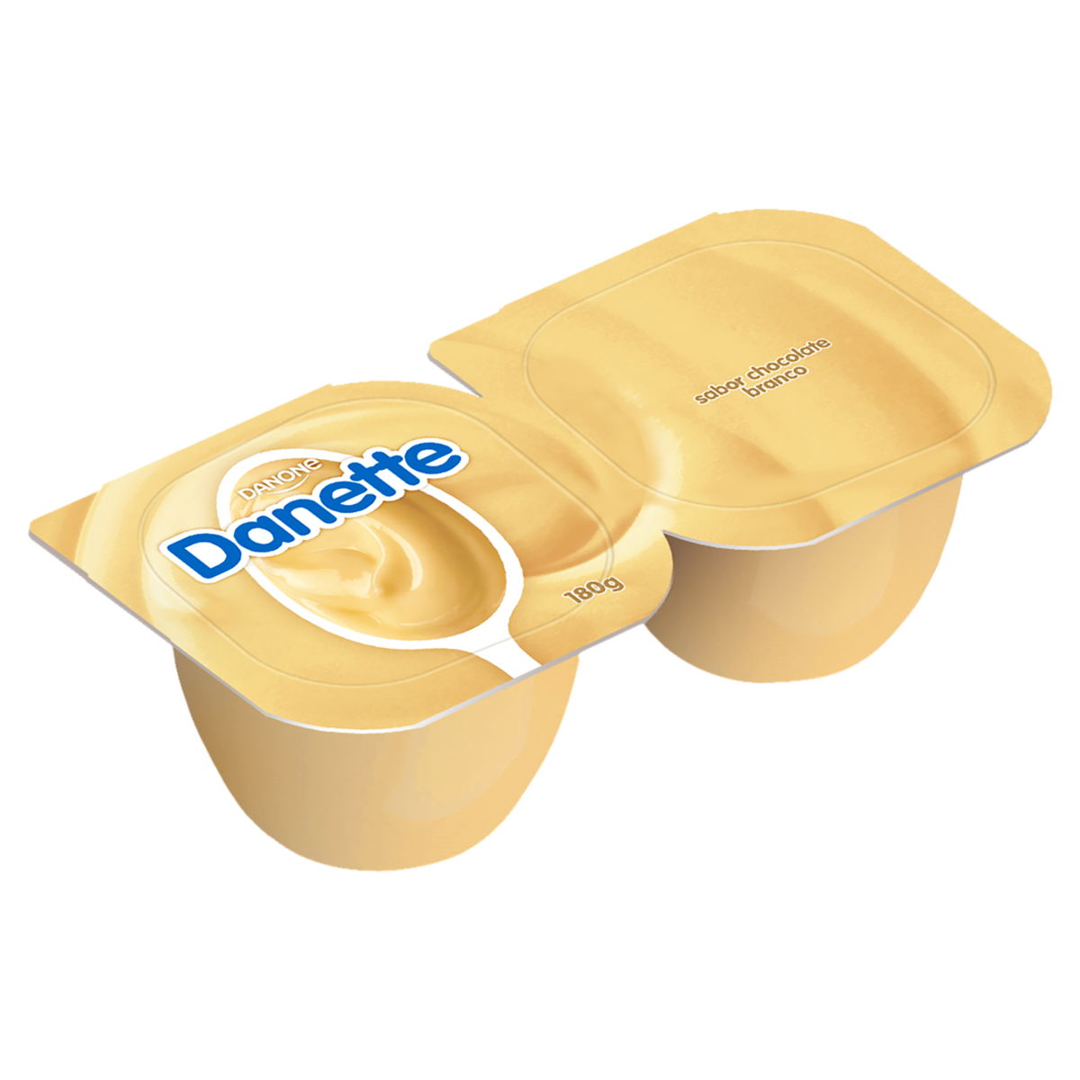 7891025124870 Sobremesa Danette Chocolate Branco 180g - Imagem 1