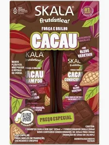 shopping (2) Kit Shampoo 325ml+ Condicionador 200ml Skala Cacau